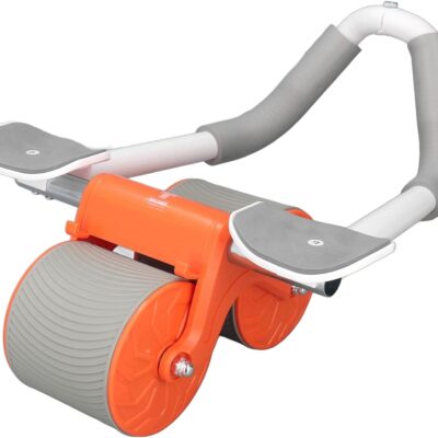 Automatic Rebound Abdominal Wheel, Wheels Roller Domestic Abdominal Exerciser with Elbow Support