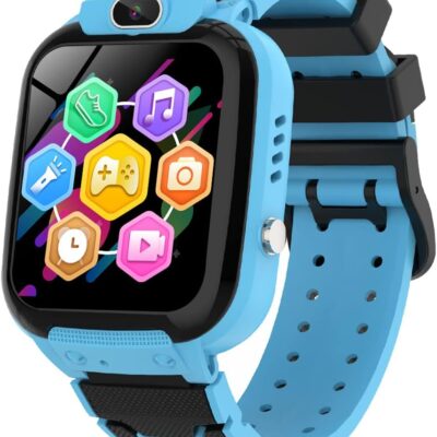 Kids Smart Watch for Boys Girls Age 3-12 Electronic Watches Toys with 16 Learning Game Camera Music Player Video Video Recording Alarm Clock Stopwatch HD Touchscreen 12/24 hr Children Birthday Gifts