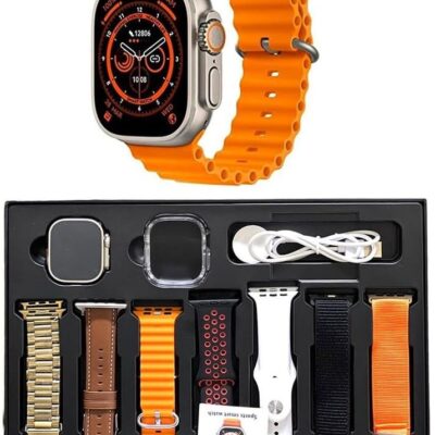 DT900 Ultra 9 Multi 7 Straps Smartwatch 49mm With 2.06 Inch Big Screen (7+1)
